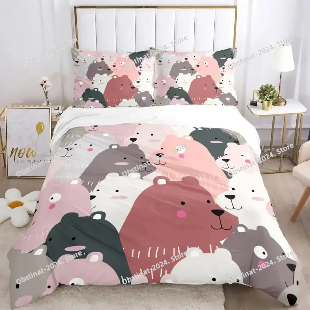 Cartoon Animals Bedding Sets N - огляд і ціна Linen Duvet Cover