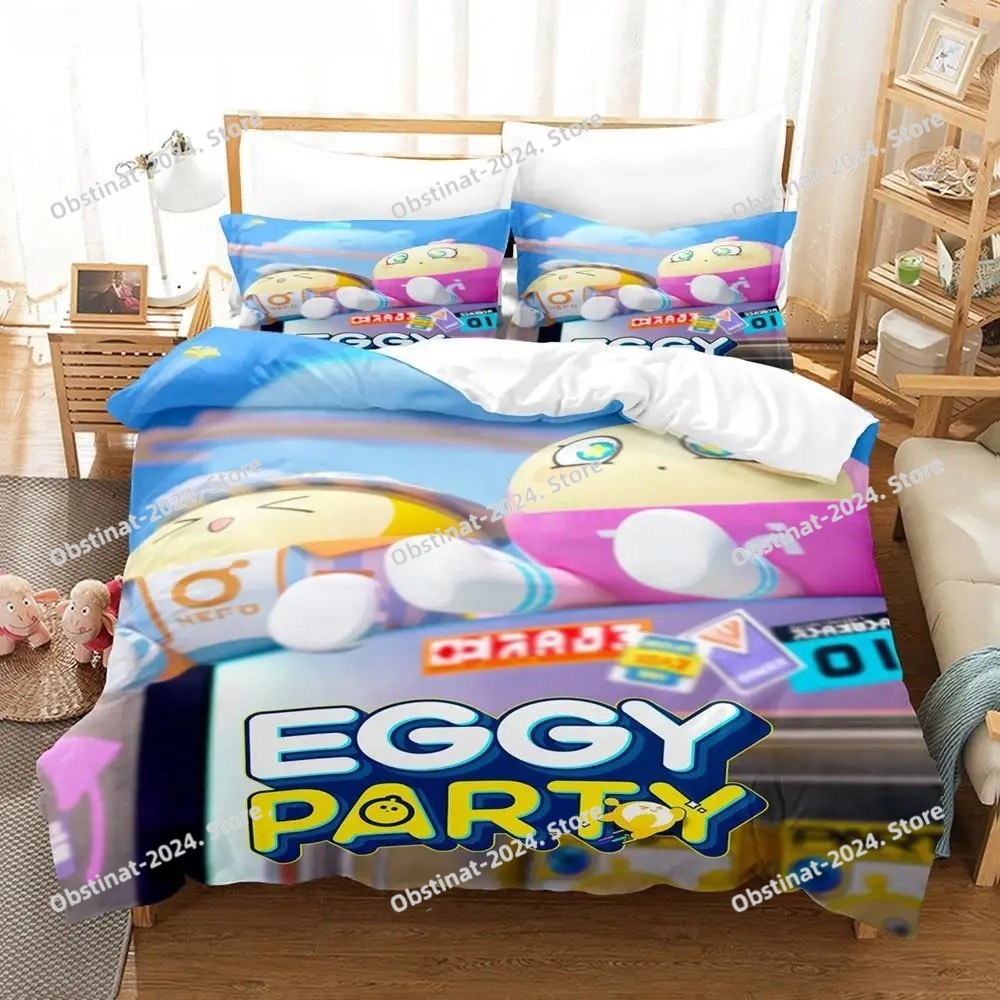 Home Textiles Eggy Party Beddi - огляд і ціна Linen Duvet Cover