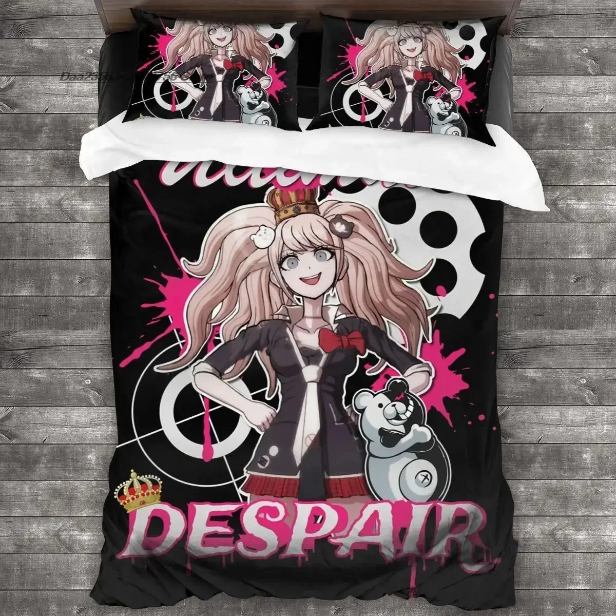 3D Print Cartoons Danganronpa  - огляд і ціна Linen Duvet Cover